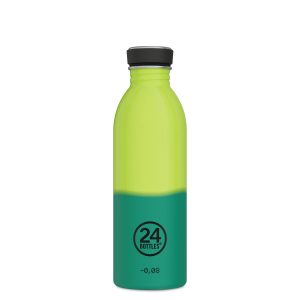 24Bottles – URBAN REACTIVE I – Trinkflasche aus Edelstahl mit Farbwechseleffekt – 500ml – Gelb/Grün