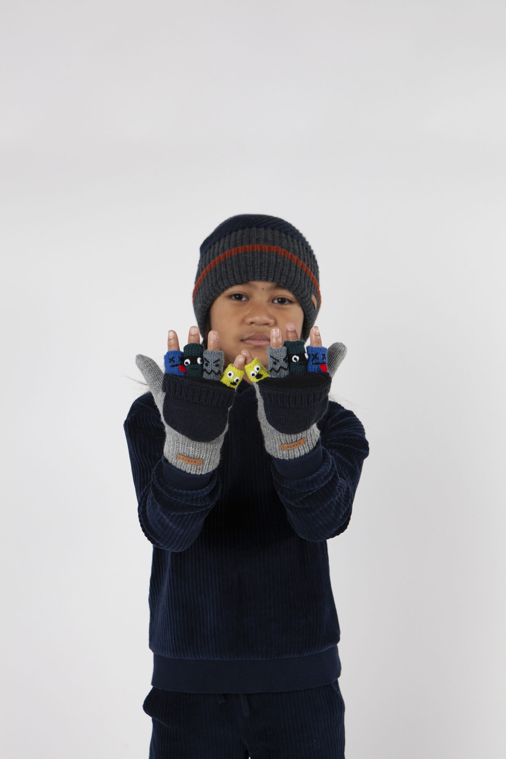 Barts PUPPETEER BUMGLOVES Strickhandschuhe heather grey Boys – Bild 6
