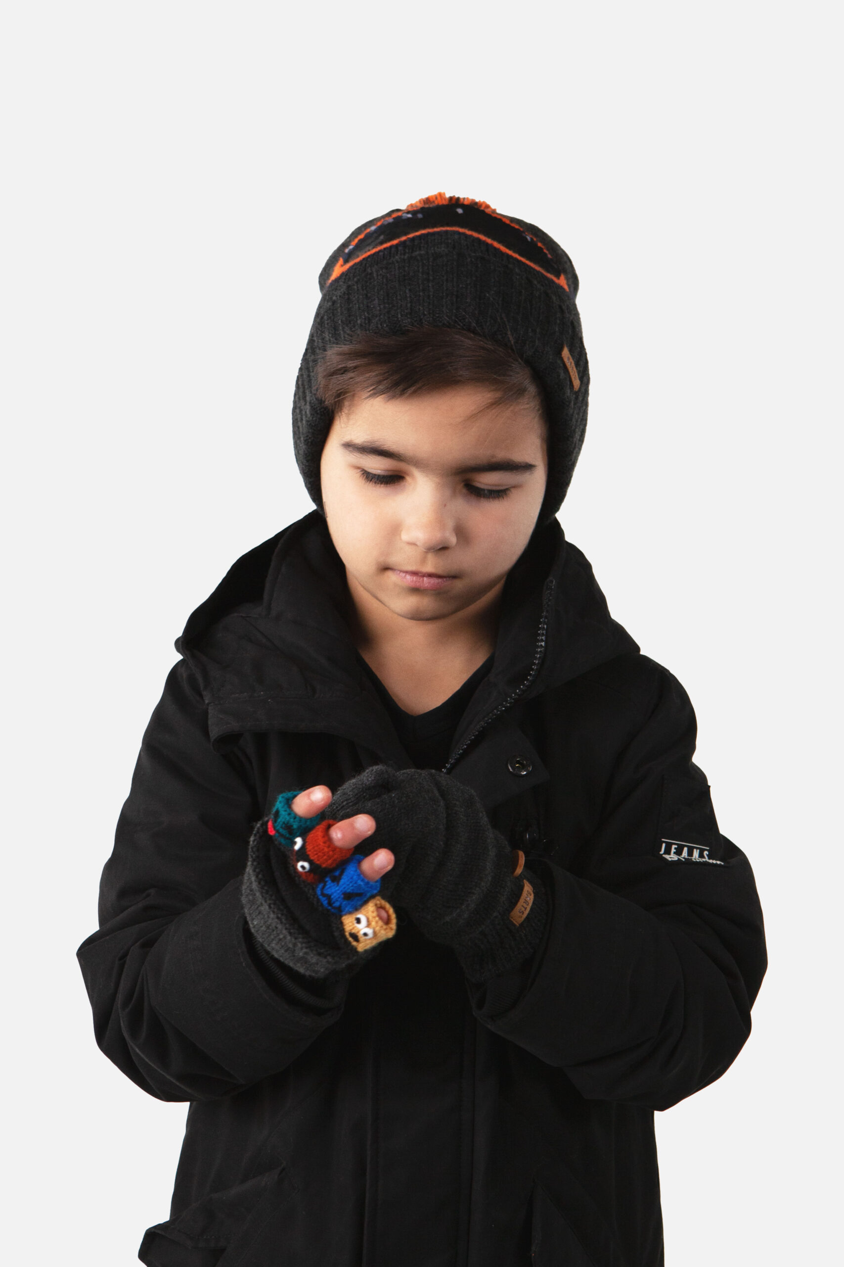 Barts PUPPETEER BUMGLOVES Strickhandschuhe heather grey Boys – Bild 4