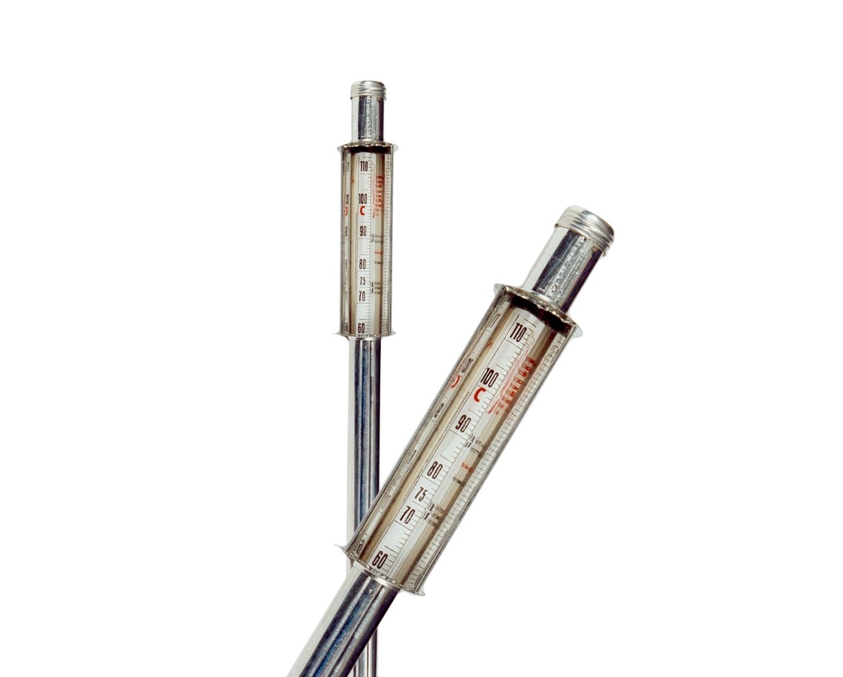 Einkochthermometer 42cm Weißblech