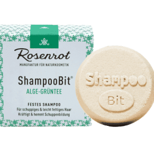 Festes Shampoo Alge-Grüntee – ShampooBit – Rosenrot 55 g