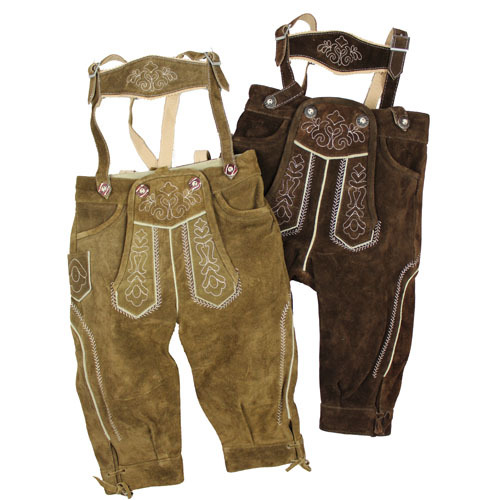 Kinder Kniebund Lederhose Isar-Trachten Gr.80-176 – Bild 2