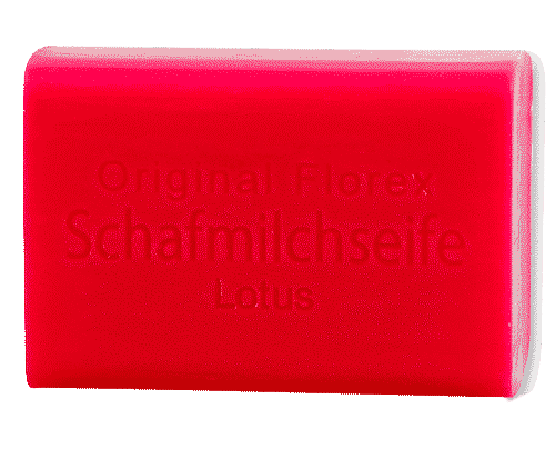 Seife mit bio Schafmilch und Lotus – Florex 100 g – Bild 2
