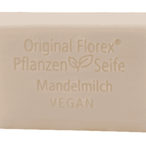 Vegane Seife mit Mandelmilch – Pflanzenölseife – Florex 100 g