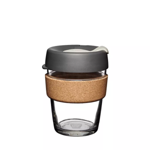 KeepCup – BREW CORK – Coffee to go Becher aus Glas in 3 Größen – PRESS